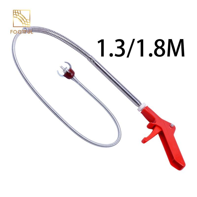 Toilette Snake Clog Remover Ốc sên vệ sinh Grabber -Công cụ tưởng niệm Công nhân Tiết kiệm ốc sên vệ sinh tắc nghẽn -Bearer -tool cho
