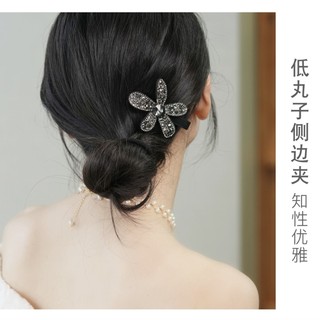 Kẹp Tóc Hình Mỏ Vịt Full Kim Cương Cao Cấp - Dễ Dàng Tạo Kiểu Cho Tóc Dày