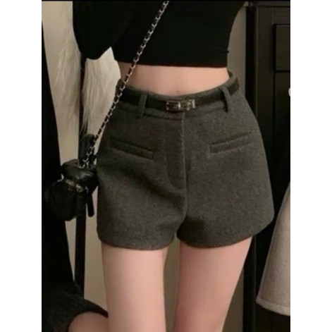 Quần Short Dạ Nữ Dáng Đẹp 2 Lớp, Quần Short Nữ Có Lót Trong Thời Trang Công Sở Thanh Lịch