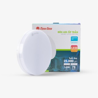 ĐÈN LED ỐP TRẦN ĐẾ NHỰA RẠNG ĐÔNG LN12N – TIẾT KIỆM ĐIỆN, ÁNH SÁNG CHẤT LƯỢNG, CHÍNH HÃNG