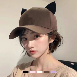 Sinh Viên Tai Mèo Quỷ Tùy Chỉnh Nam Nữ Thể Thao Ngoài Trời Mũ Thêu Mũ Bóng Chày Vành Mũ Chống Nắng