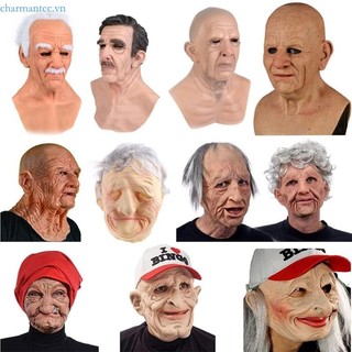 Charmantcc1 Halloween Ông Già Cao Su Hút Thuốc Grandmothe Tiệc Lễ Hội Tại Nhà