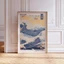 Núi Phú Sĩ Sunrise Sóng Canvas In Hokusai Sóng Khổng Lồ Cho Phòng Khách Hiện Đại Trang Trí Nhà