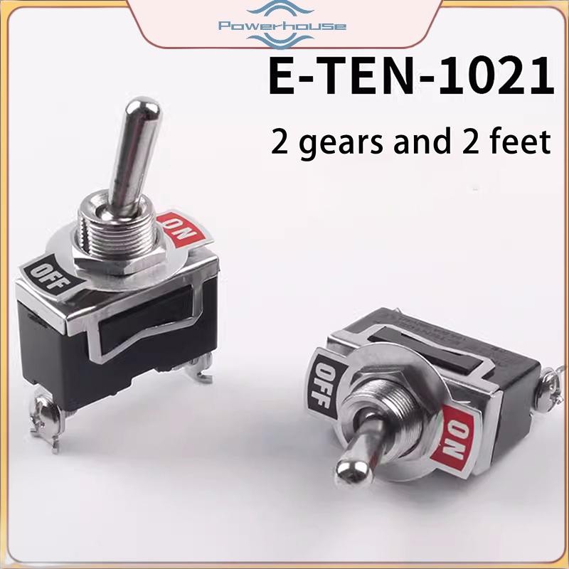 POWER E-TEN1021 Auto Toggle Boat Marine Heavy Duty Toggle Flick W / Vỏ chống nước BẬT / TẮT Car Dash Metal SPST Terminal.