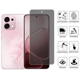 Kính cường lực chống gián điệp 2 trong 1 OPPO A6 Pro Bảo vệ màn hình riêng tư cho OPPO A3 A5i A5 A5X Pro A60 A79 A78 A58 A38 A18 4G 5G Phim bảo vệ kính + Phim ống kính máy ảnh