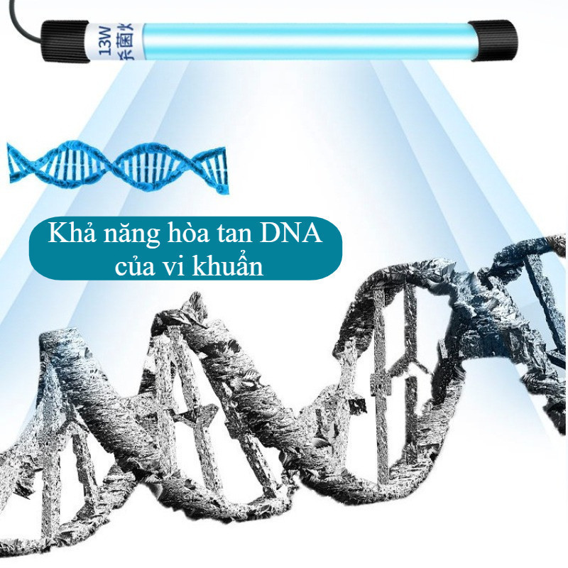 Đèn UV Diệt Khuẩn Hồ Cá 11W/13W - Tiêu Diệt Rêu Tảo & Vi Khuẩn, An Toàn Cho Cá & Cây Thuỷ Sinh