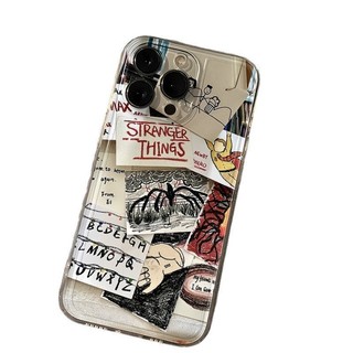 Stranger Things Sáng tạo Phim hoạt hình độc đáo Vỏ trong suốt mới Thích hợp cho iPhone 17promax 16pro 15 14promax 13pro 17pro 16plus 15pro 14 8plus Vỏ điện thoại chống sốc chống mồ hôi