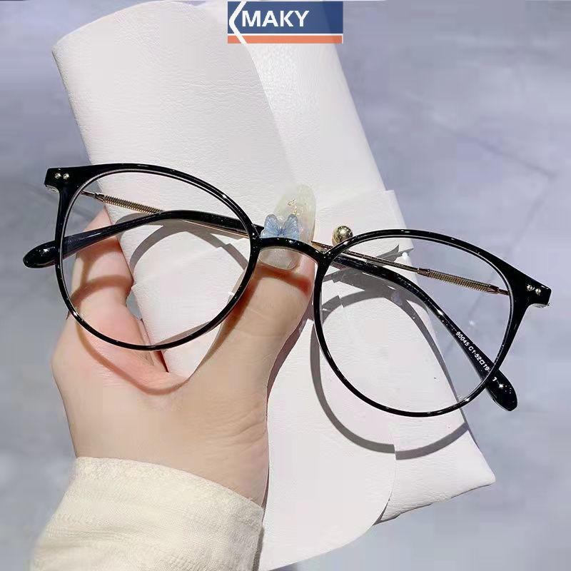 Onetimingcool Kính mắt chống bức xạ Kính mắt tròn dành cho nữ Phụ kiện VN