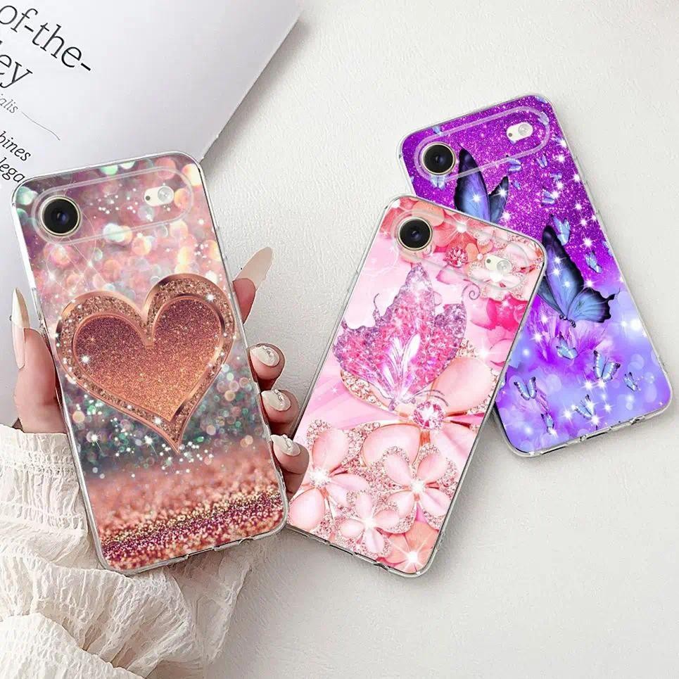 Dành Cho iPhone 17 Air 17 Slim Ốp lưng Mềm Mỏng TPU Vỏ Trên iPhone Air Ốp Lưng Hoa Sang Trọng Nữ Tính Bướm Vỏ