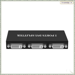 Bộ chia DVI 1X2 Bộ chuyển đổi mở rộng công tắc 1 đầu vào DVI-D và 2 đầu ra DVI-D Màn hình kép để hiển thị máy tính