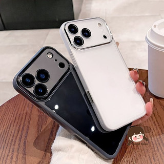 Ốp Điện Thoại Trong Suốt Khung Mờ Mới Cho Realme GT7 Pro Racing Edition GT 7T GT6 6T GT5 GT Neo 7 6 5 SE 2T Q5i Q3 Pro P1 Tốc Độ 5G 4G Vỏ Đơn Giản Có Phim Ống Kính Vỏ Mềm Chống Sốc