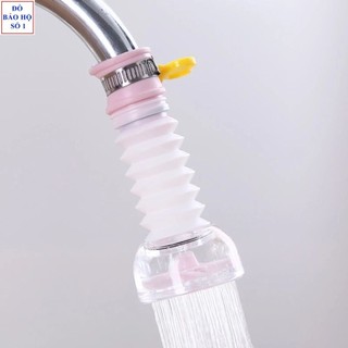 {2 CÁI} Vòi lọc nước rửa bát tăng áp xoay 360 có thể kéo dài chống bắn nước