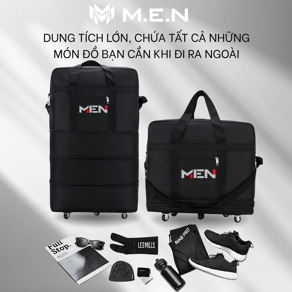 Túi hành lý gấp gọn 5 bánh xe MEN nhỏ-trung-đại cao cấp [SIÊU PHẨM MỚI]