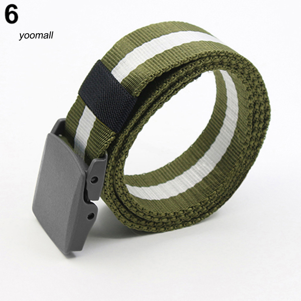 Dây thắt lưng nam thời trang thể thao, chất liệu nylon, thiết kế quân sự