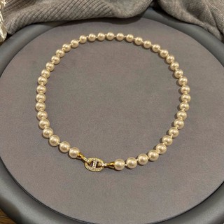 Dây chuyền xương đòn thời trang vòng cổ ngọc trai Zircon