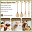 Bộ nĩa tráng miệng, 20 nĩa bánh 4,7 Inch, thìa cà phê, nĩa trái cây, (10 thìa + 10 nĩa)