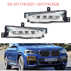 63177412527 Thích hợp cho 2017-2019 Năm BMW X3 X4 G01 G02 Cản Trước Đèn LED Sương Mù Chạy Ban Ngày 3177412528
