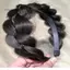 HNKMP Handmade Retro Head Hoop Xoắn Rộng Xương Cá Bím Tóc Giả Dành Cho Nữ Tạo Kiểu Phụ Kiện.