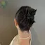 Vuốt Tóc Nơ Thời Trang Pháp Kẹp Cá Mập Lớn Vải Nghệ Thuật Nơ Kẹp Tóc Cho Nữ Mũ Ngọt Ngào Phụ Kiện Tóc