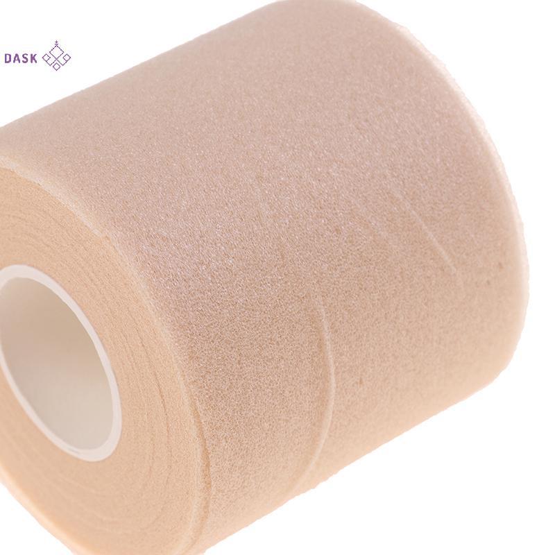 [DASK] 1 Cuộn Phim Da Cotton Bọt Băng Co Giãn Tự Dính Khuỷu Tay Mặt nạ Da Đầu Gối Phim Bọt Underwrap Thể Thao Pre-Wrap Cho Băng Thể Thao