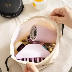 PNPIA- Vỏ khuếch tán máy sấy tóc có dây rút đóng cửa - Túi máy sấy tóc Floing Dây bảo quản Túi đựng bụi miệng cho phụ kiện máy sấy tóc