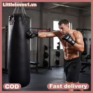 Littleloves1 1 Đôi Găng Tay Đấm Bốc PU Nửa Ngón Túi Cát Taekwondo Muay Thái Găng Tay Chuyên Nghiệp Đấm Bốc Thiết Bị Tập Luyện VN