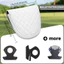 Vỏ câu lạc bộ Golf màu trắng Unisex Lưới nam châm đóng hình bán nguyệt Putter Nắp bảo vệ