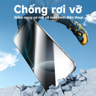 Miếng dán kính cường lực iPhone Tăng độ sáng Chống nổ Chống vân tay Dành cho iPhone 17 Air 16 15 14 13 12 11 Pro Max