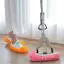 E-WOITD Bụi Bụi Cây Lau Dép Dép, Đa Chức Năng Có Thể Giặt Được Microfiber Chân Sos Sàn Giày Làm Sạch E-WOITD