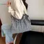 BeautifulHomeA Retro Cổ Vũ Túi Đeo Vai Phong Cách Kẻ Sọc Hàn Quốc Tote Đa Năng Cho Nữ Hoàn Hảo Cho Công Sở Ngày Mua Sắm VN