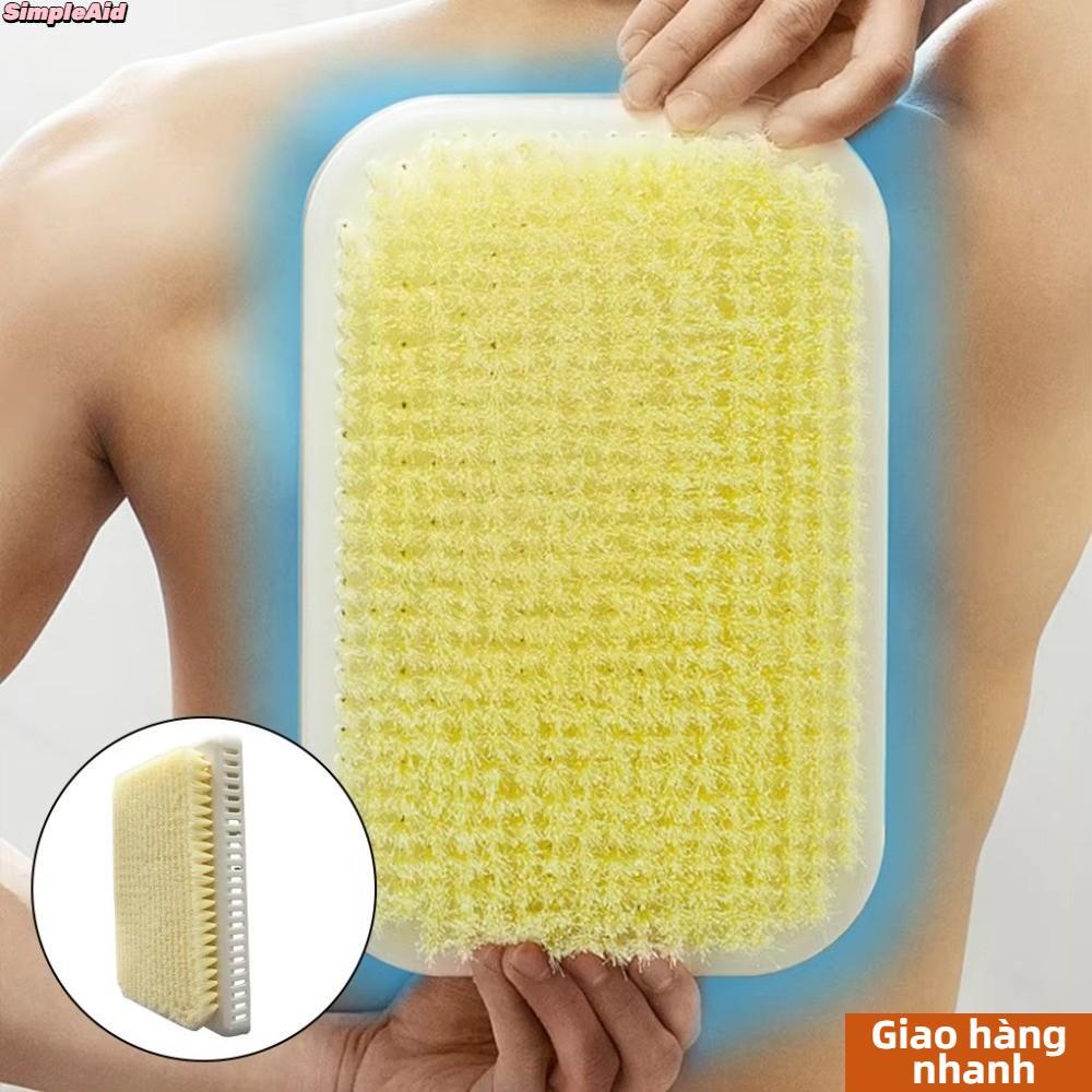Bàn chải tắm chà lưng đơn giản, dụng cụ massage chống trượt, tự dính tường bền bỉ, massage lưng cho nam nữ