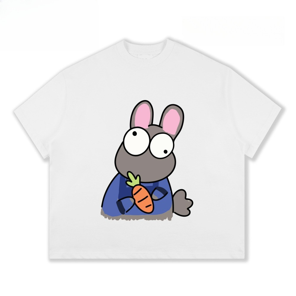 （Giao hàng 24h）Angela Áo thun form boxy Nick & Judy zootopia unisex nam nữ tay ngắn cổ tròn cotton 2 chiều
