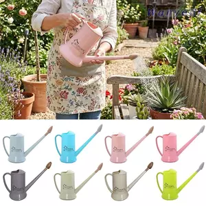 Ấm đun nước tưới nước miệng dài WANYEDI, Lon tưới nước nhiều màu dày, Loại vòi hoa sen 2L chất lượng cao Dụng cụ làm vườn dung tích lớn Đồ dùng làm vườn