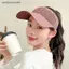Mũ che nắng dệt kim chống tia cực tím mùa hè dành cho nữ Mũ che nắng thể thao đi biển ngoài trời FSI