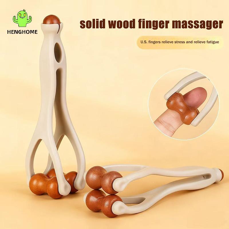 HENGHOME Ngón Tay Khớp Bấm huyệt Con Lăn Với Tinh Dầu Giảm Mệt Mỏi Ngón Tay Viêm Khớp Dụng Cụ Massage Điểm Châm Cứu Massage Mới