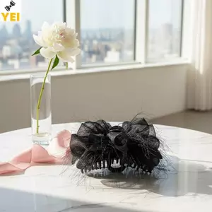 < YEI > Kẹp Tóc Hoa Lưới Đa Năng Cho Nữ Móng Vuốt Cá Mập Sang Trọng Cho Đuôi Ngựa Tuyệt Vời Cho Phong Cách Hàng Ngày Và Tiệc Mới