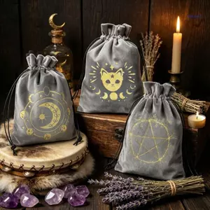 SUIT Bói Toán Bàn Oracles Card Deck Table Board Túi Chơi Game Dây Rút Trang Sức Tarot Túi Quà Tặng Bao Bì Đám Cưới Ba