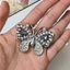 Set Charm Bướm Đỏ Ruby Đính Đá Cao Cấp Luxury Crystal Nơ Bạc Hoa Tuyết Cherry Smile Trang Trí Dép Sang Trọng