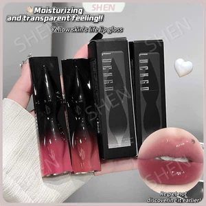 D.G Interstellar Universe Mirror Water Gloss Lip Pure Desire Gentle White Natural Glass Lip