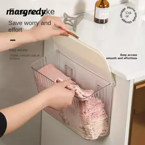 Giỏ đựng đồ giặt gấp MARGREDY, Hộp lưu trữ rỗng Giỏ mây giả Giỏ giặt bẩn, Giỏ đựng đồ chơi chất lượng cao Giỏ đựng thảm tập Yoga đa năng tại nhà