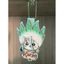 Dr.STONE Senku Ishigami Cảm Thấy Móc Khóa Anime Túi Charm Handmade Sang Trọng Mặt Dây Chuyền Ba Lô Phụ Kiện Quà Tặng