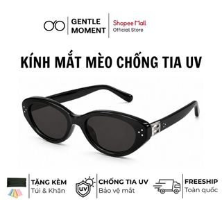 Kính râm mắt mèo GENTLE MOMENT kính mát chống tia UV thời trang nam nữ chống nắng phong cách GMT601