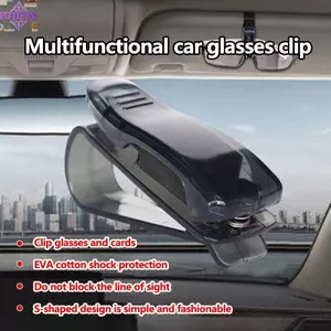 RTJIFSS Giá đỡ vé ô tô Tấm che nắng tự động Chốt đứng đa năng