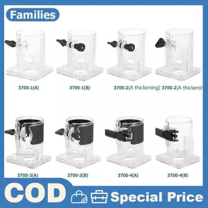Bộ định tuyến bằng gỗ Máy cắt tỉa Đế nhựa 3700 Máy cắt cạnh chế biến gỗ Máy cắt tỉa điện Phụ kiện dụng cụ điện