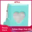 Apill Túi đựng album ảnh mini trang trí tiện dụng cho ảnh 3 inch (Xanh bạc hà)