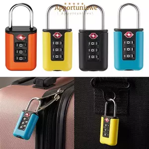 Khóa mật khẩu hải quan IAPPORTUNIA, Công cụ an ninh Khóa kết hợp 3 chữ số chống trộm, Vali TSA bền bỉ Khóa mã hóa hành lý Du lịch