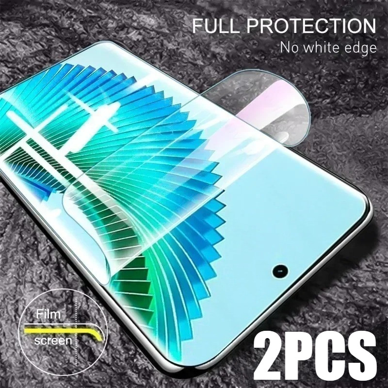 2 Chiếc Full Cover Bảo Vệ Màn Hình HD Mềm Cho Xiaomi Civi Mix Note A3 1S 2 3 4 5 2S 10 Pro Lite 4G 5G Chống Rơi Chống Gián Điệp Riêng Tư Chống Ánh Sáng Xanh Hydrogel Phim Mờ