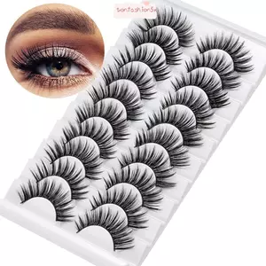 ITRUMPET Lông mi giả chồn, Lông mi giả dài thủ công mơ màng, Thời trang nữ Full Strip Cruelty-free Dramatic Fake Eyelash Extension