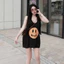 Đầm 2 Dây Basic Mặt Vàng KCloset Váy Suông Chất Cotton Co Giãn Nữ Tính NA172