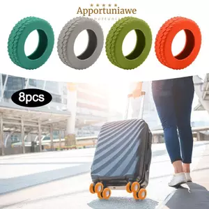 IAPPORTUNIA 8 Chiếc Du Lịch Hành Lý Bánh Xe, Giảm Bánh Xe Giảm Tiếng Ồn Vali Bánh Xe Vỏ Bảo Vệ, Âm Thanh Im Lặng Vali Phần Hành Lý Bánh Xe Bảo Vệ